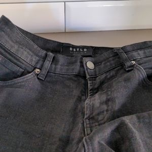 DSTLD Black Skinny Slim Men's Jeans